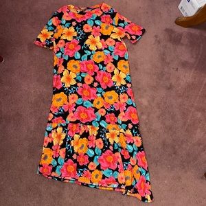 Zara asymmetrical lightweight dress